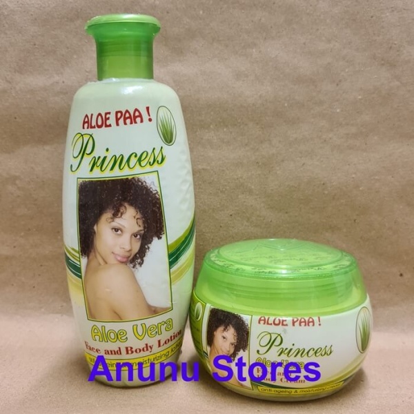 Princess Aloe Paa Face And Body Products